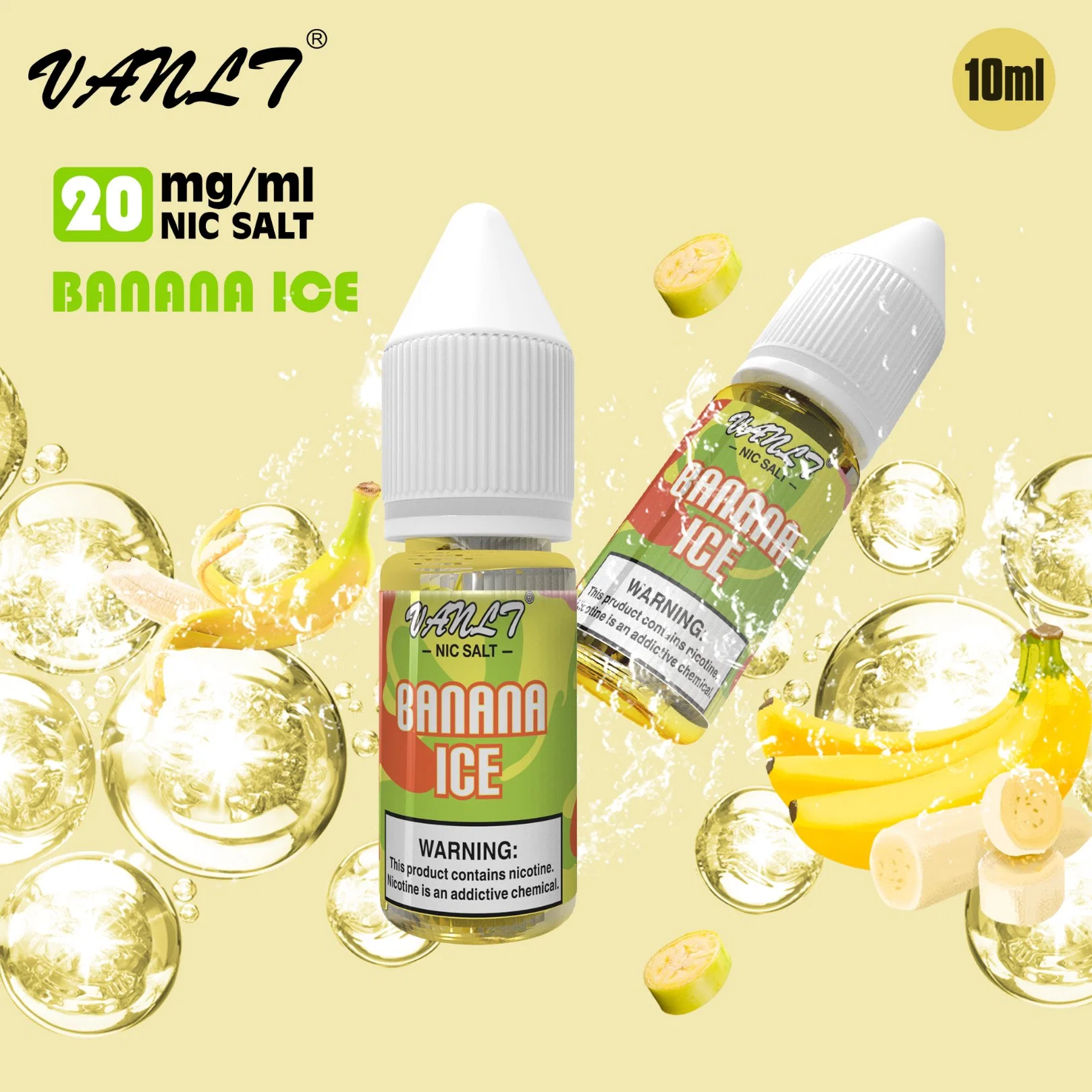 Sabores de frutas sabrosas 10ml Eliquid personalizado para el Cigarrillo Electrónico Desechable Vape