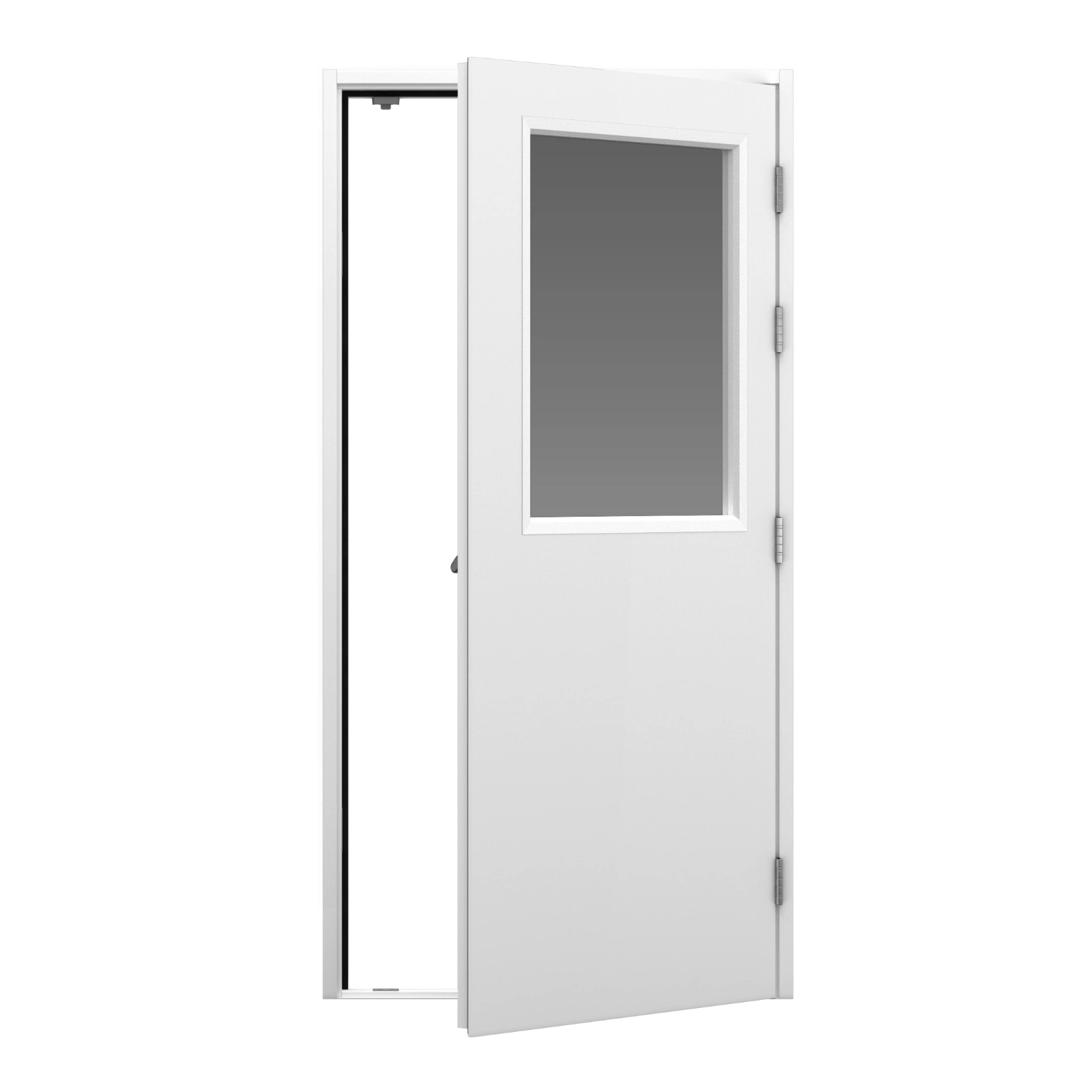 New Emergency Escape Glass Fire Doors Glazed Fire Exit Doors (Security) Sample Customization