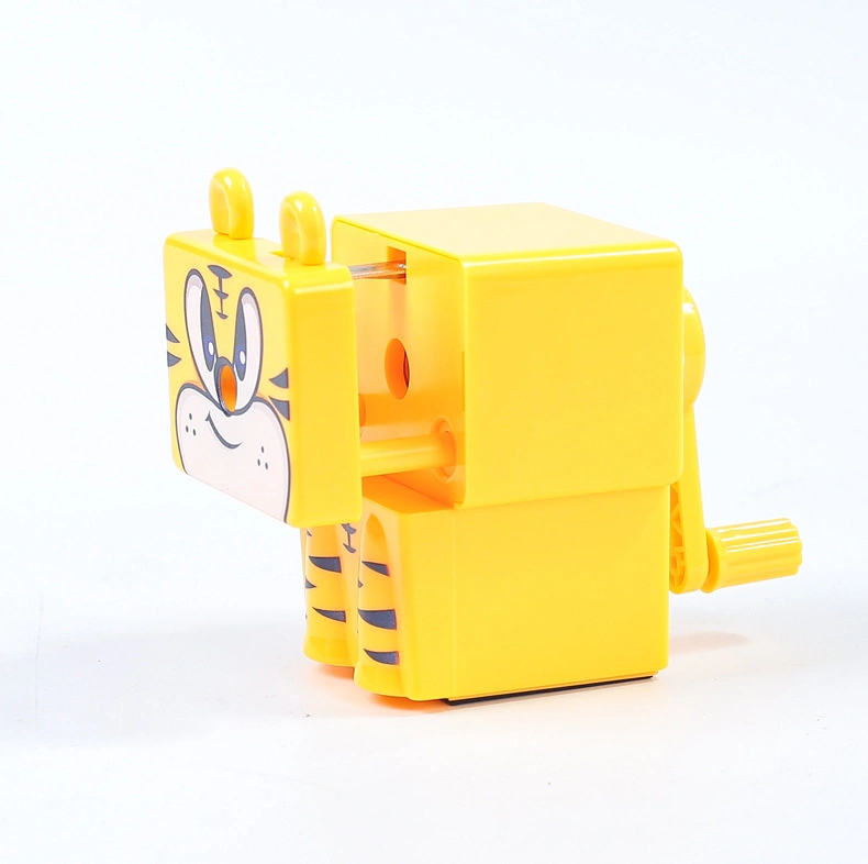 Estudiante de Cartoon con forma de tigre Sharpener pluma creativa