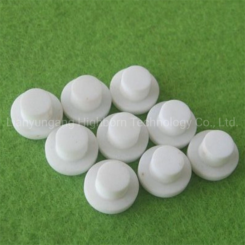 Customized White Color Macor Micalex Microcrystalline Machinable Glass Ceramic Plug with Low Density