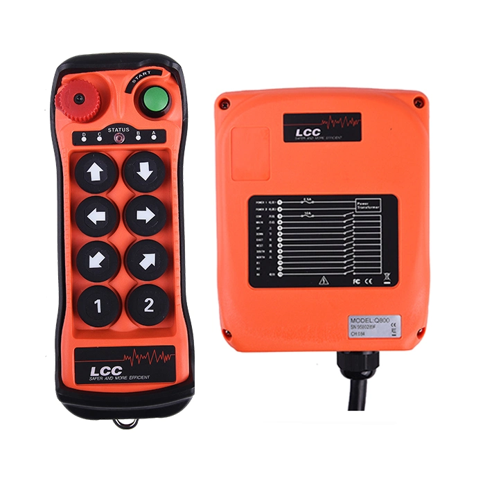 Q800 Lcc 12 Volt 8 Button Winch Radio Remote Control for Hoist Crane