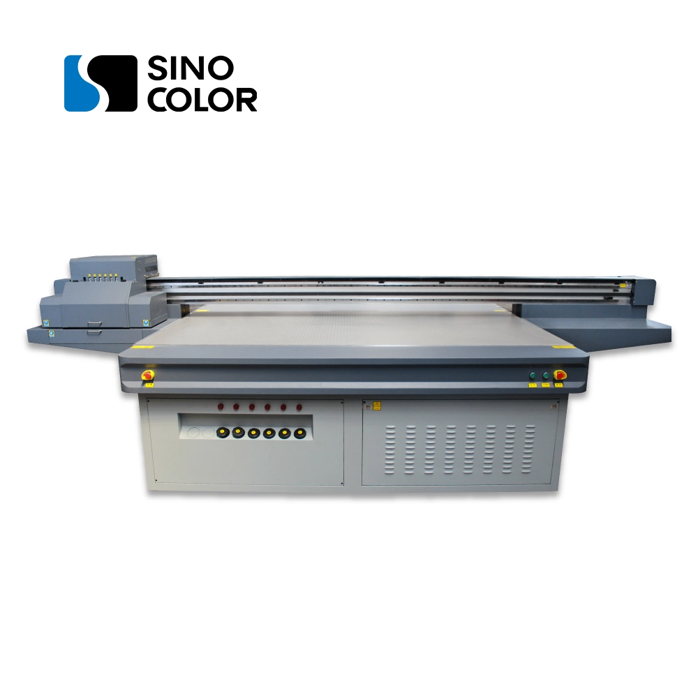 Sinocolor UV Flatbed Glass Printer Fb-2513r with Ricoh Head 1440dpi