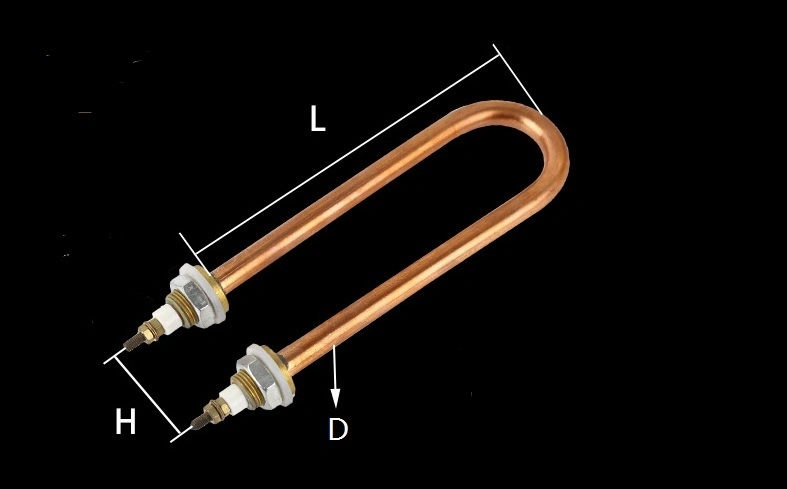 La inmersión de acero inoxidable tanque de agua del tubo de calefacción calefacción eléctrica partes