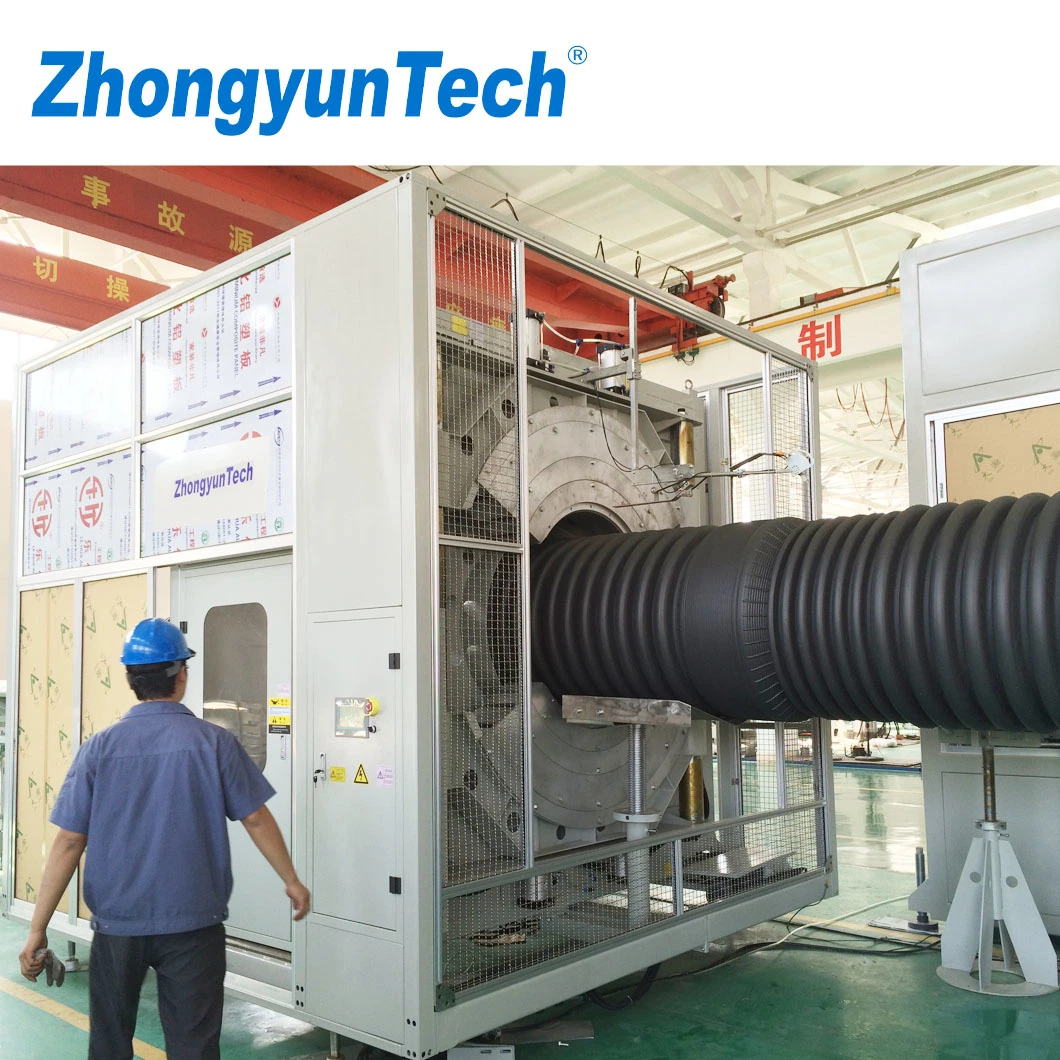 ZhongyunTech ZC-2000H Automatic Cutting Machine for PP Corrugated Pipe