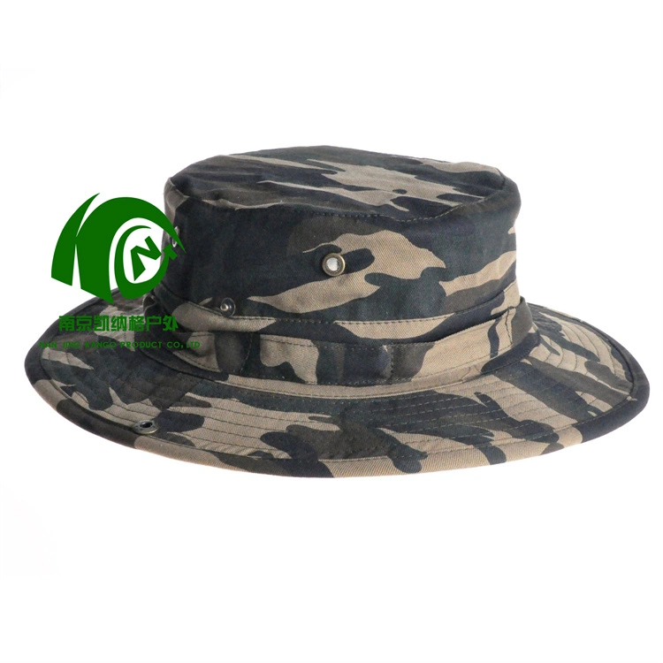 Kango Acu Camo Tactical Boonie Bucket Caps Custom Army Style Camouflage Military Style Boonie Hats