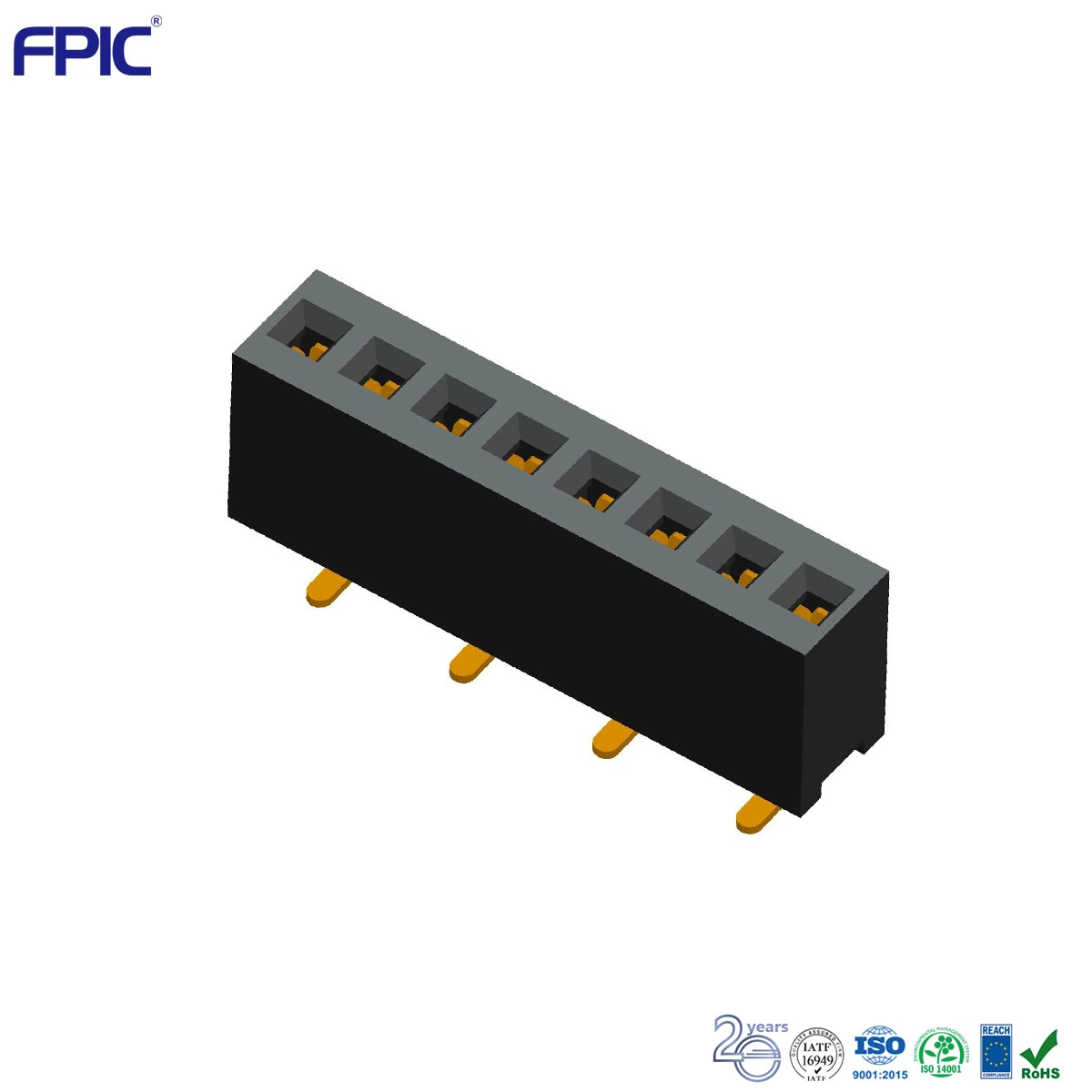 Boîtier de jonction électrique à embase à broches CMS Auto pièces de rechange en plastique Pièces d'injection pour connecteur de batterie