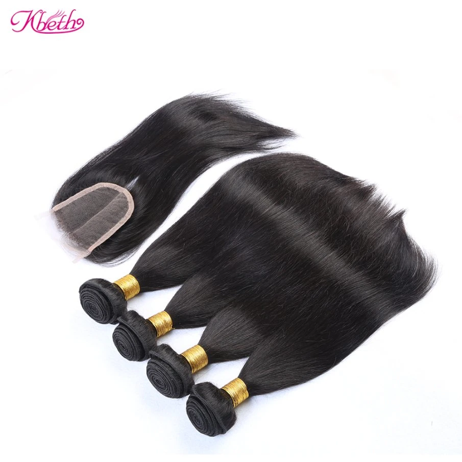 Kbeth Human Hair Weave for Girls Gift 2021 Summer Luxery Weft 100% Human Remy Good Quality Brazilian Customized Long Straight Weave Bundle Wholesale/Supplier Price