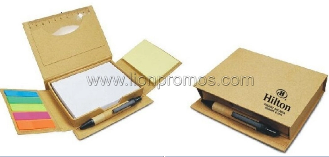 Hilton Hotel Logo Eco Friendly Gift Recycled Paper Memo Pad