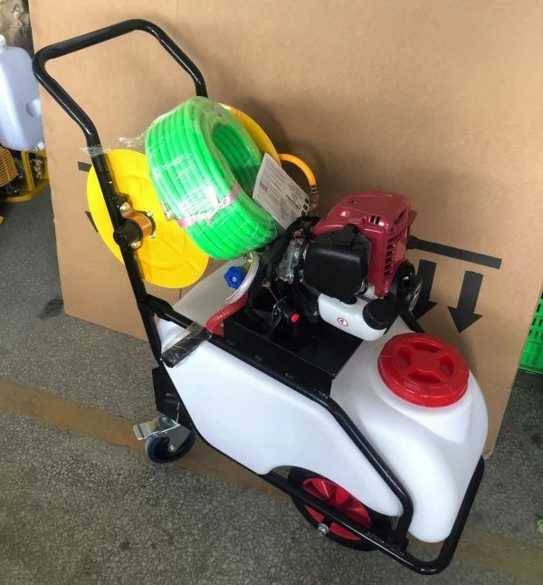 Multifunctional Orchard Hand Push Type Trolly Power Sprayer