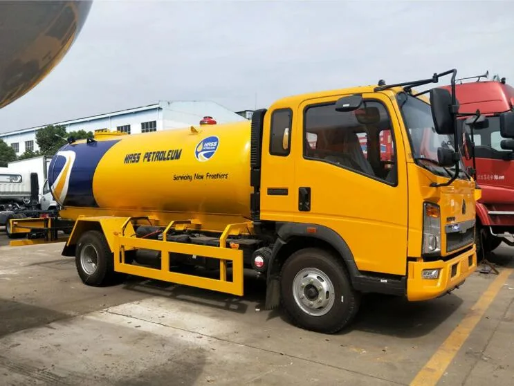 Rhd HOWO 15000liters LPG Dispenser Truck 7tons 5tons Propane Gas Refueller Truck