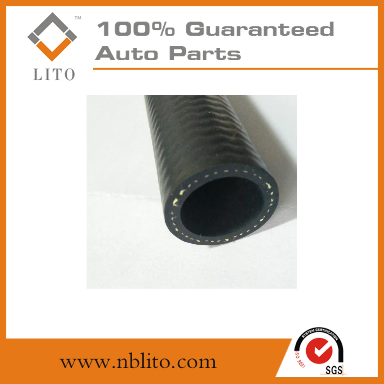 Auto Parts High Pressure Textile Braid Air Rubber Hose Pipe