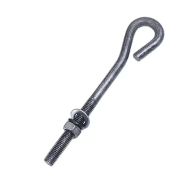 China Manufacturer I, L, J Type Grade 8.8 HDG Foundation Anchor Bolt