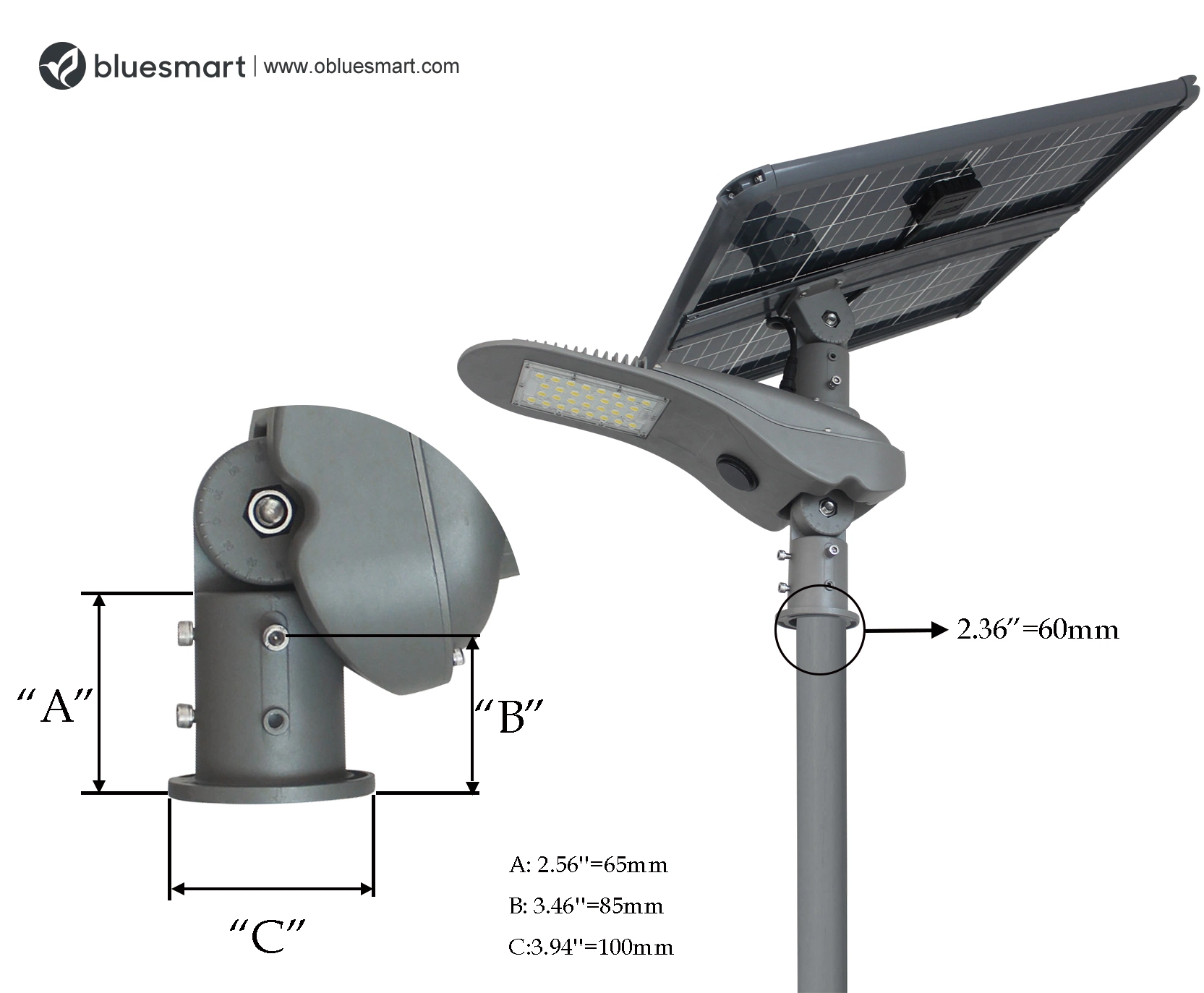 Diseño de fábrica 40W exterior integrado/todo en uno Productos solares sensor de movimiento LED Luz de jardín de la calle