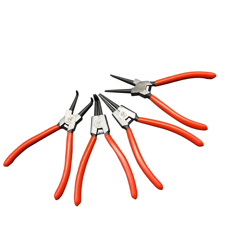 2022 New High Carbon Steel Multi-Color Straight Nose Pliers 6" 7" 8" 9" 13" Polished Pearl Nickel-Plated Pliers