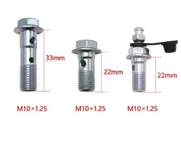 China Professional Direct Wholesale Cvo-015 Aluminum Alloy Motorcycle Brake Oil Hose Bolt