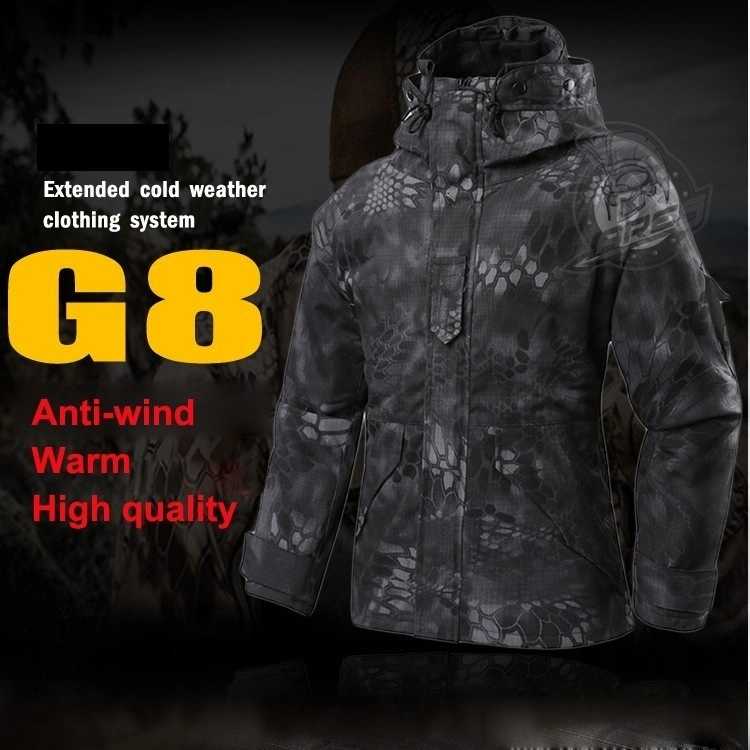 Outdoor Soft Shell Men's Fashion Casual Hooded Polar Fleece Jacket