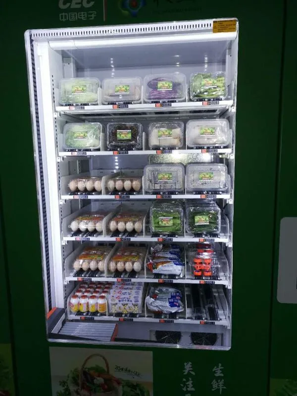 Xy Cooling System Belt Meat Vending Machine Tennis Food Vegetable Milk for Sale