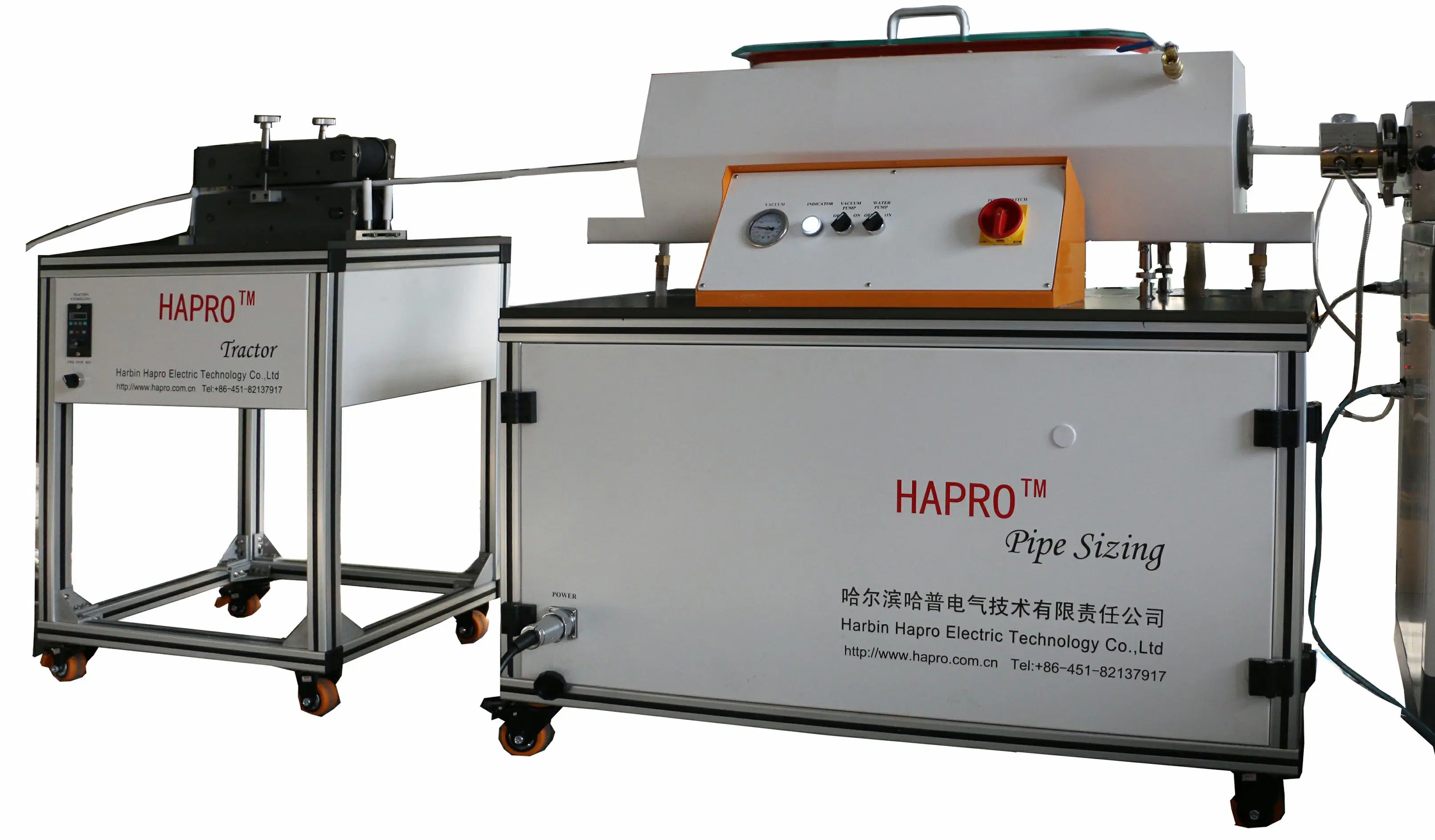 Laboratory PE Pipe Vacuum Sizing Water Cooling Test Chamber