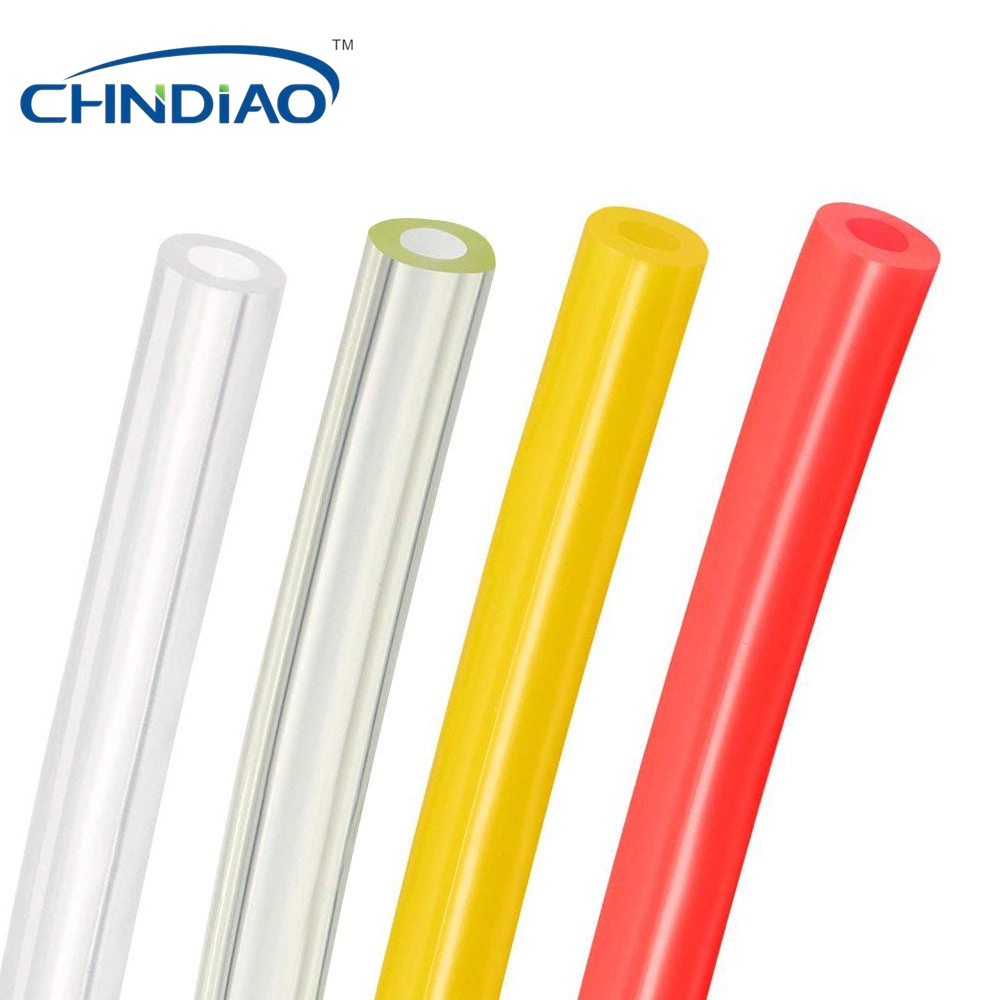 Flexible Clear Color High Pressure Tasteless Soft Thin Water Hydraulic Silicone Tube Hose