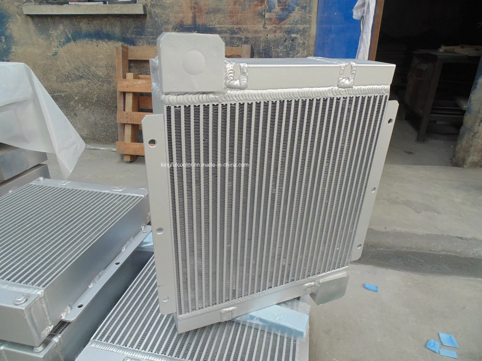 Customized Aluminum Excavator Water Radiator