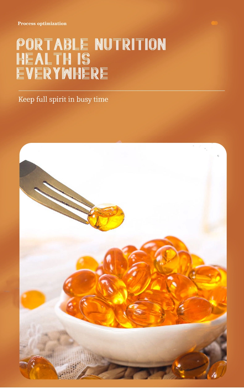 Suplementos de vitamina Seabuckthorn Cápsula Blanda Oligoelementos para mejorar la inmunidad del cuerpo