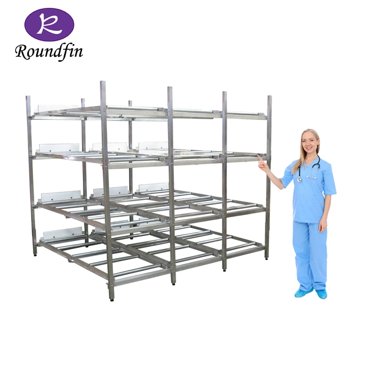 Stainless Steel 304 Body Storage Shelf for 12 Corpses