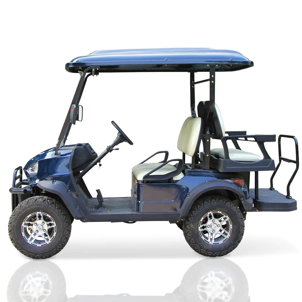 Chino 4 Wheel Electric Golf Cart 4 Passenger Golf Cart Coche Club turístico