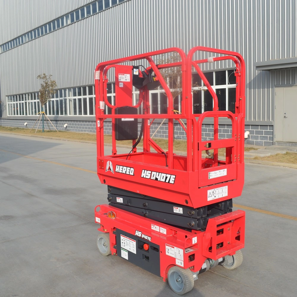 Self Propelled Scissor Lift for High-Altitude Operations 220V