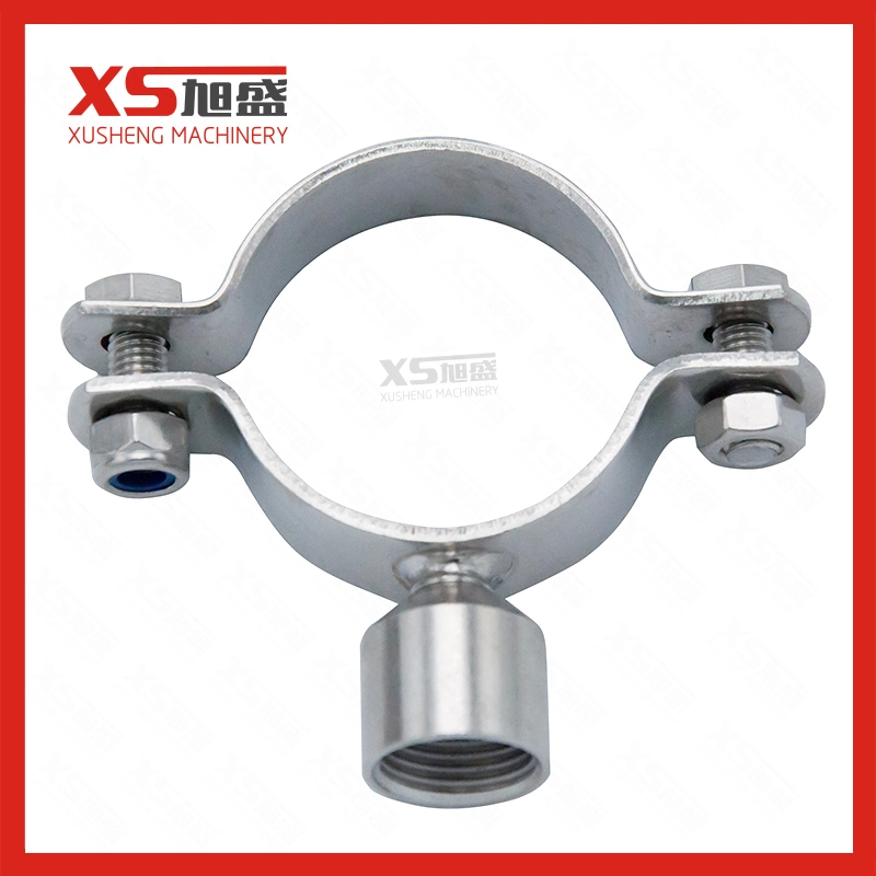 Stainless Steel SS304 Round Pipe Holder with Seat