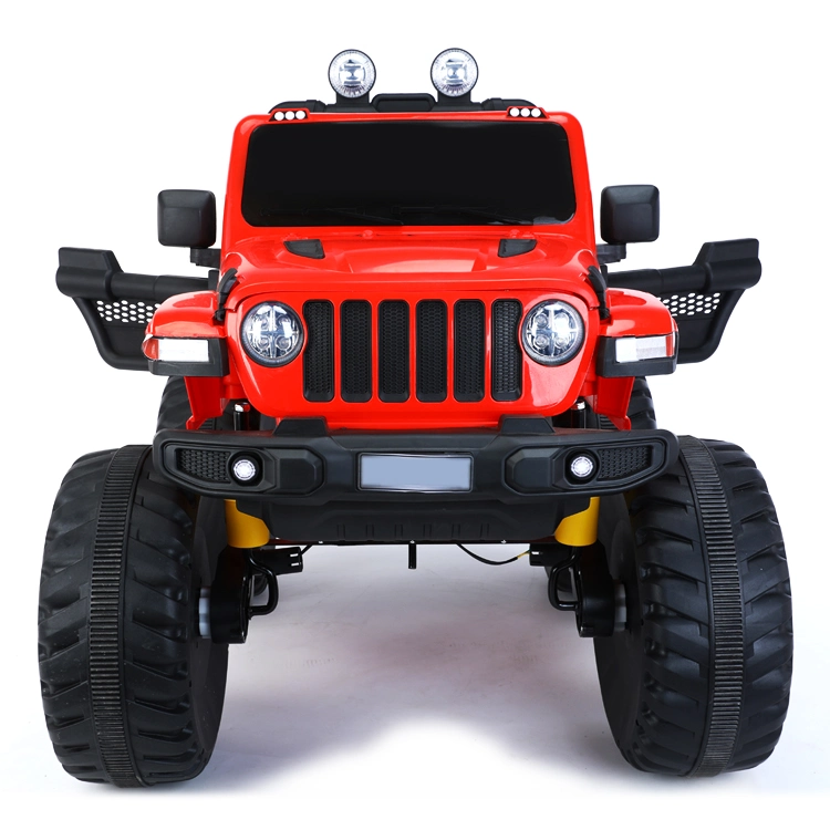 High quality/High cost performance  Double Doors Four-Wheel Suspension off-Road Tires Electric Cars for Kids 2.4G R/C Battery Baby Ride on Cars