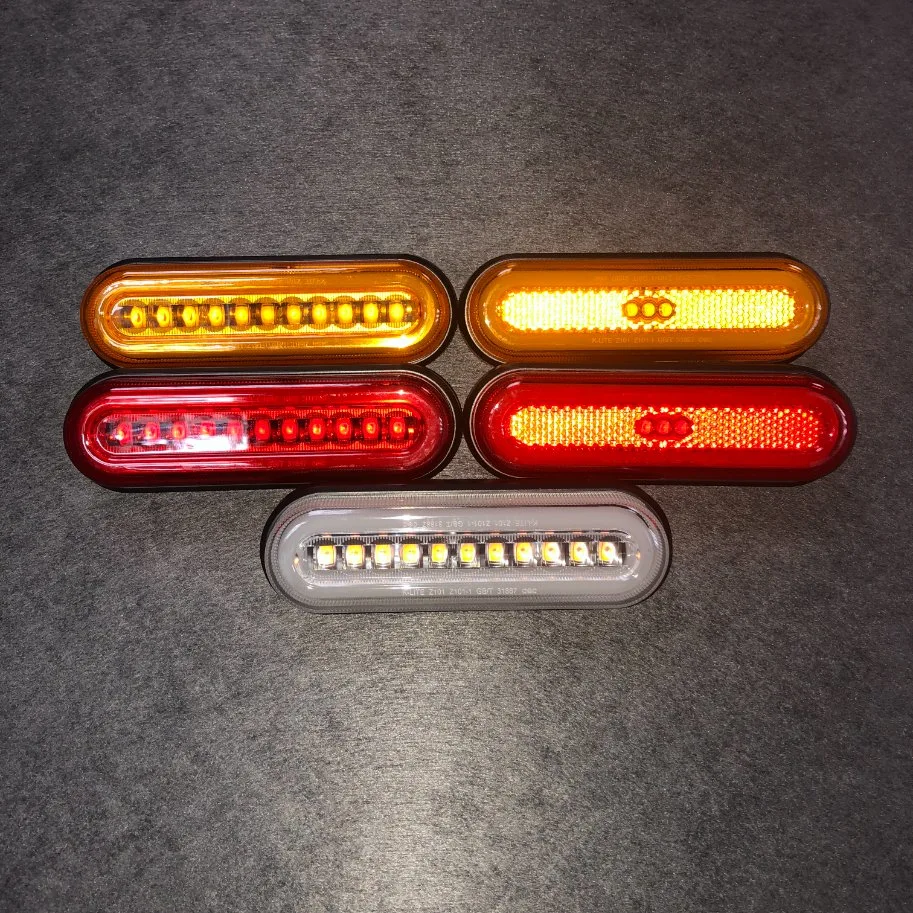 Motorcycle Side Marker Lamp LED Tail Light with E-MARK