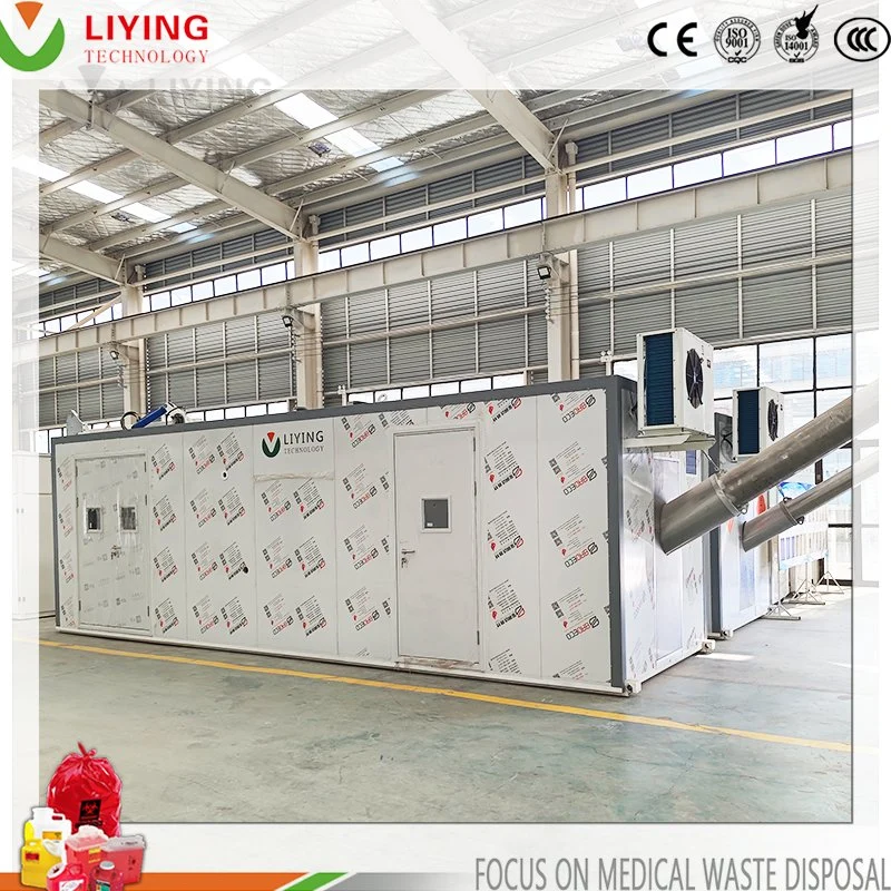 300kg/H on-Site Eco-Friendly Infectious Solid Waste Microwave Diposal Machine Hospital Clinic Waste Shredder Equipment