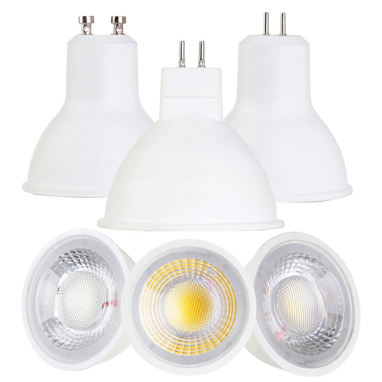 High Lumen 110V 220V GU10 Gu5.3 MR16 COB LED Bulb 7W LED Spot Light