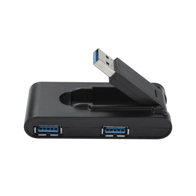 محور مهايئ خارجي USB 3.0 محمول عالي السرعة رباعي المنافذ