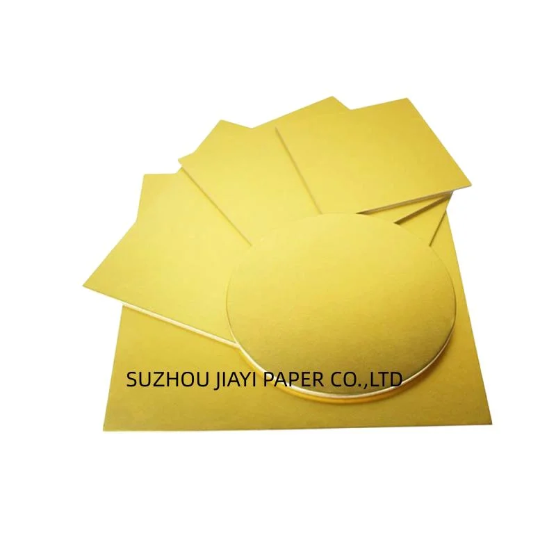 Gold Cardboard 250GSM to 2400GSM for Cake Bases/Luxury Packaging