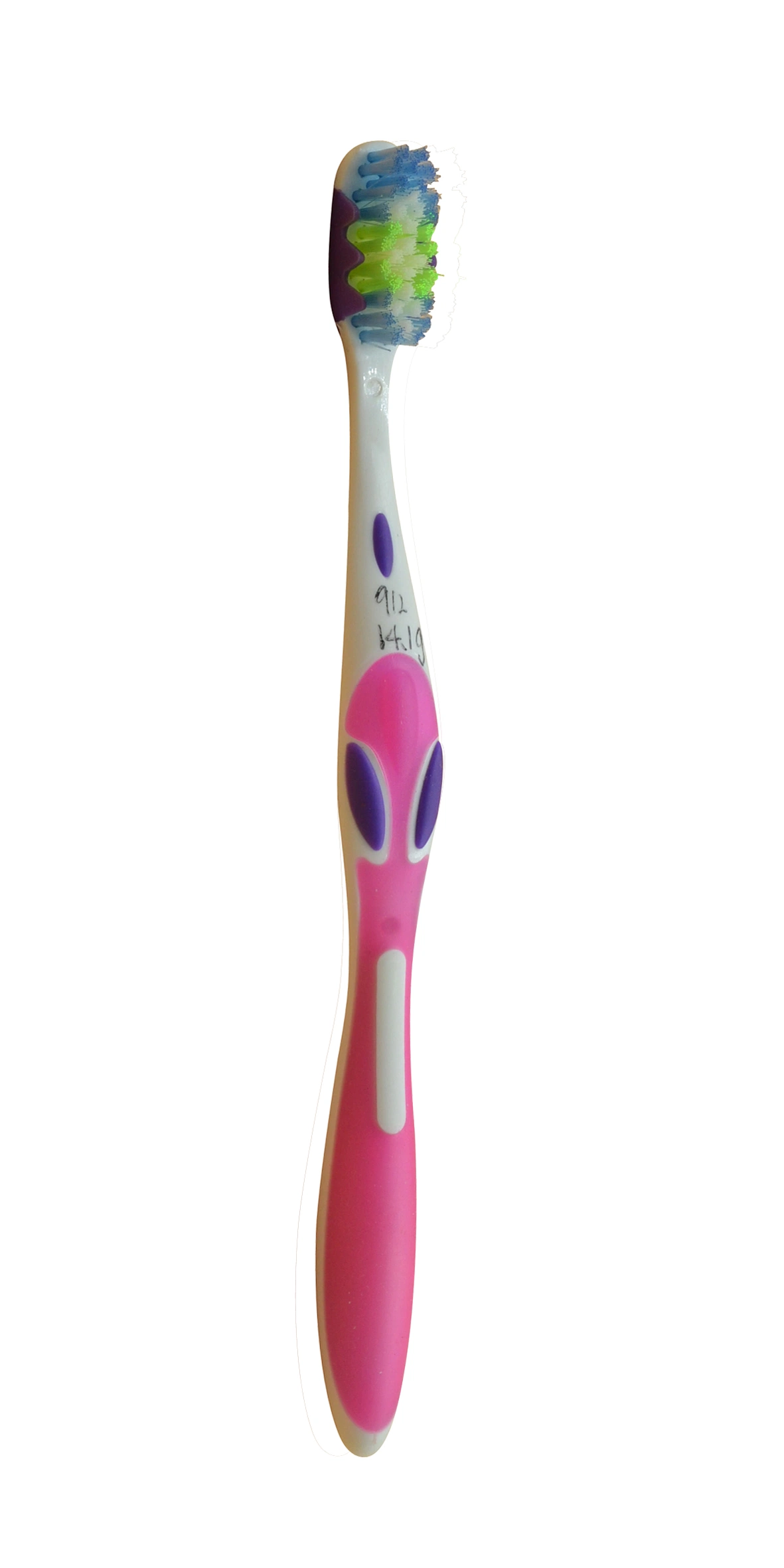 Best Selling Face-Shaped Toothbrush with Soft TPE Bristle