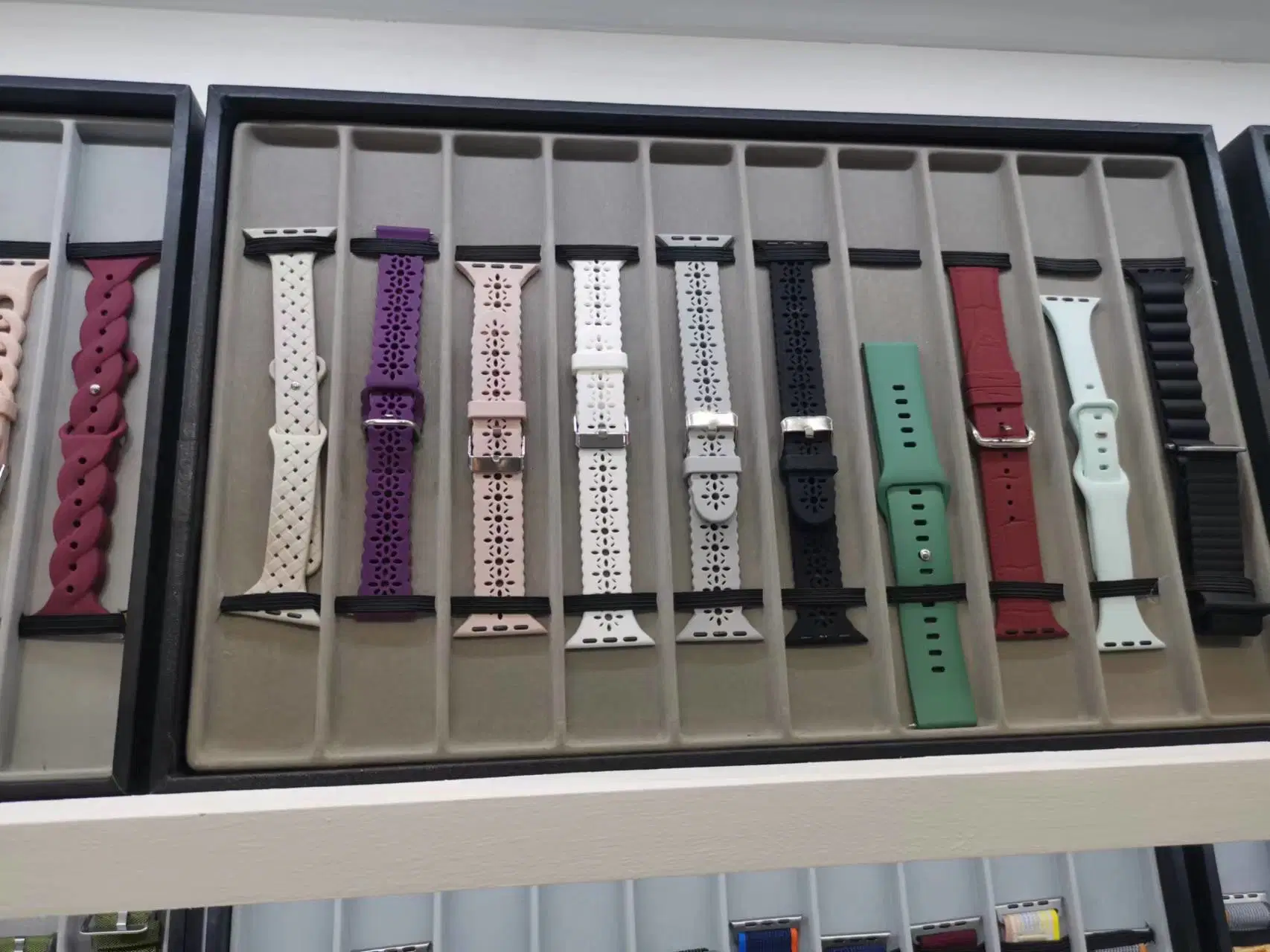 Cadena de reloj impermeable deportiva de silicona personalizada