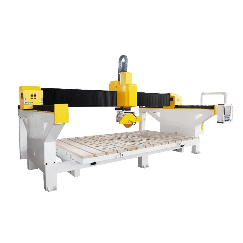 Granite Bridge Saw 5 Axis 4th Axis Quarry Stone Cutting Marble Granite Tile Kitchen Countertop Polishing Machines