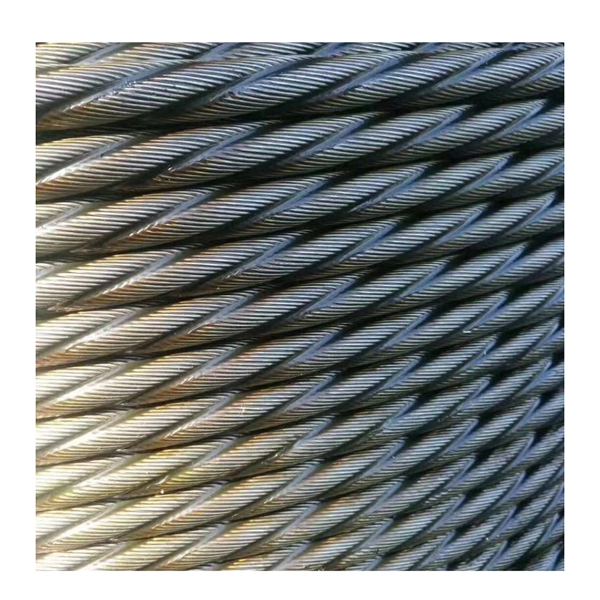 China Supplier Cheap Post Tension Steel Cable Steel Spring Wire Rope 32mm