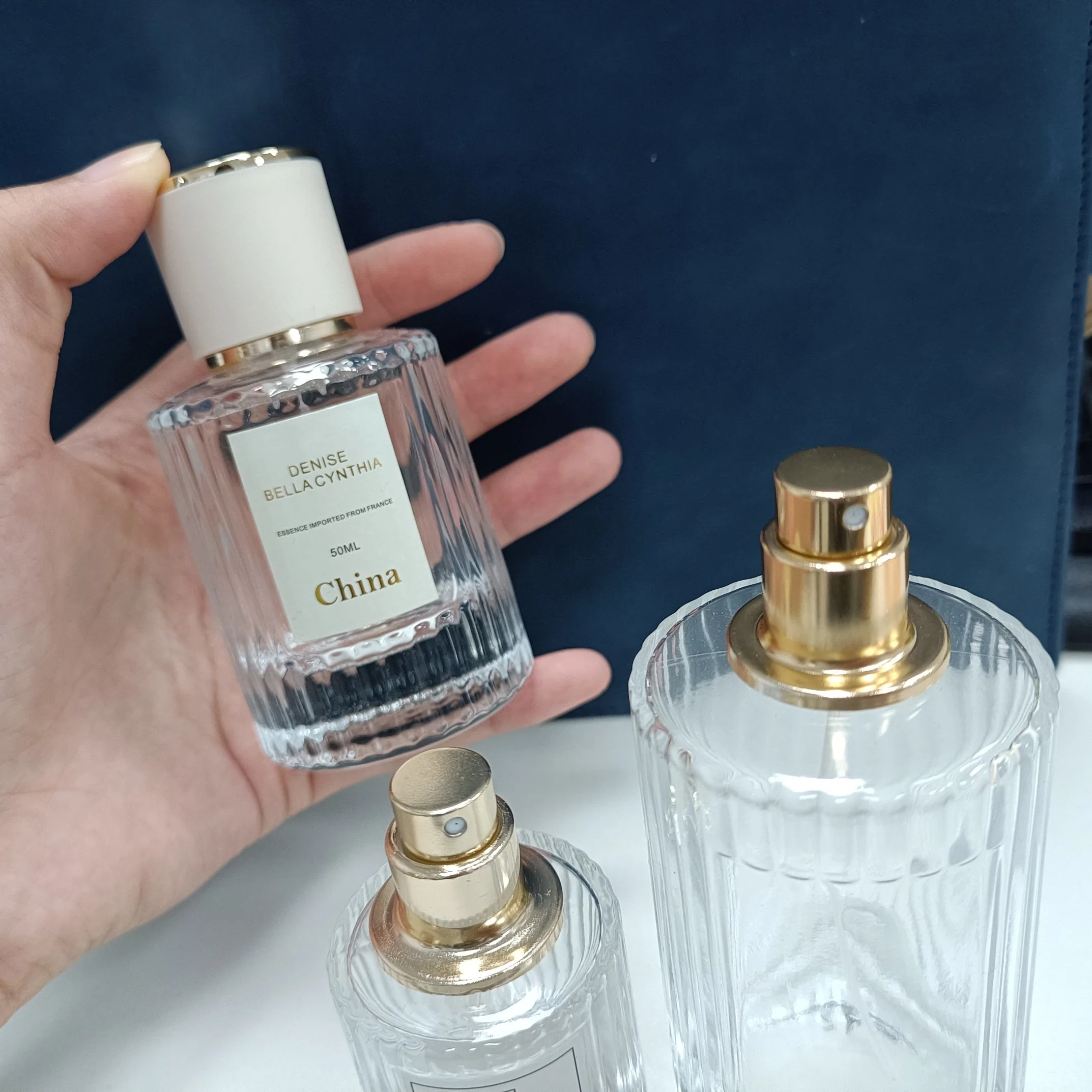 30/50/100ml Empty Glass Perfume Bottle Clear Women Mist Sprayer Cosmetic Container Atomizer Fragrance Bottle