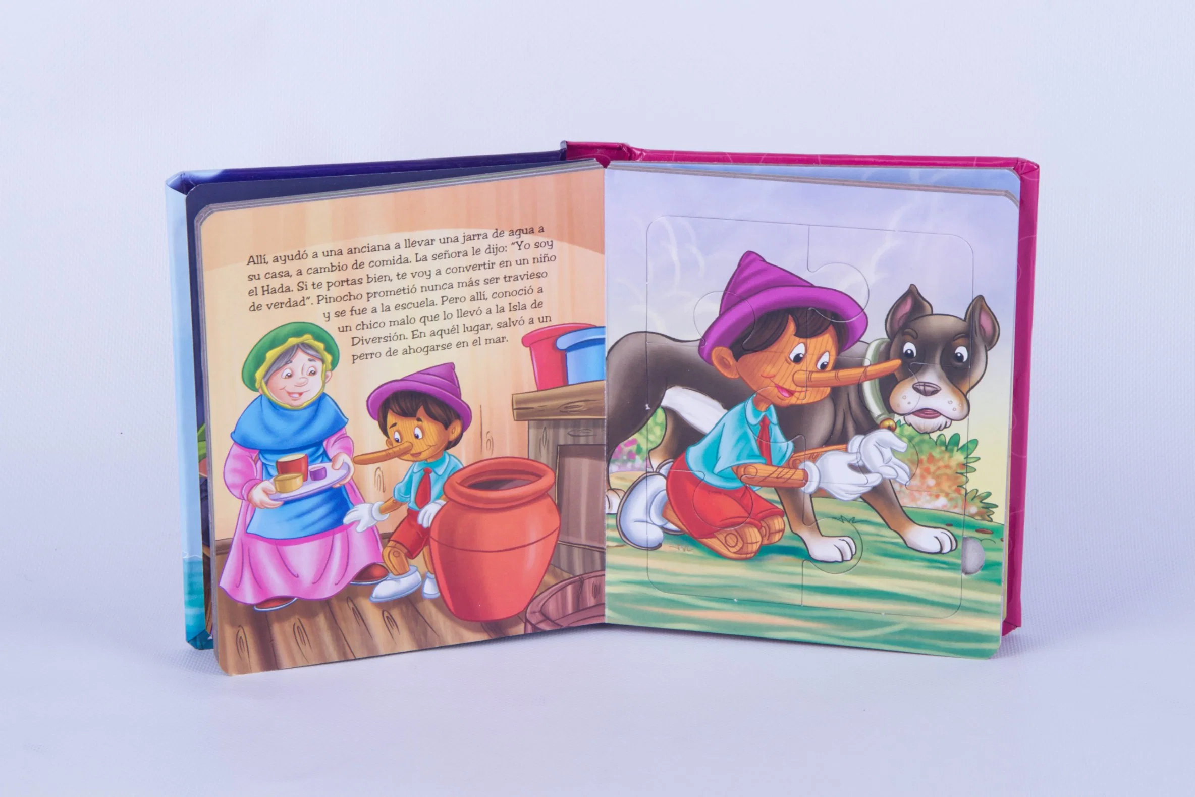 Hand Book Children Education Puzzle Game Hard Cover Book Paper Book