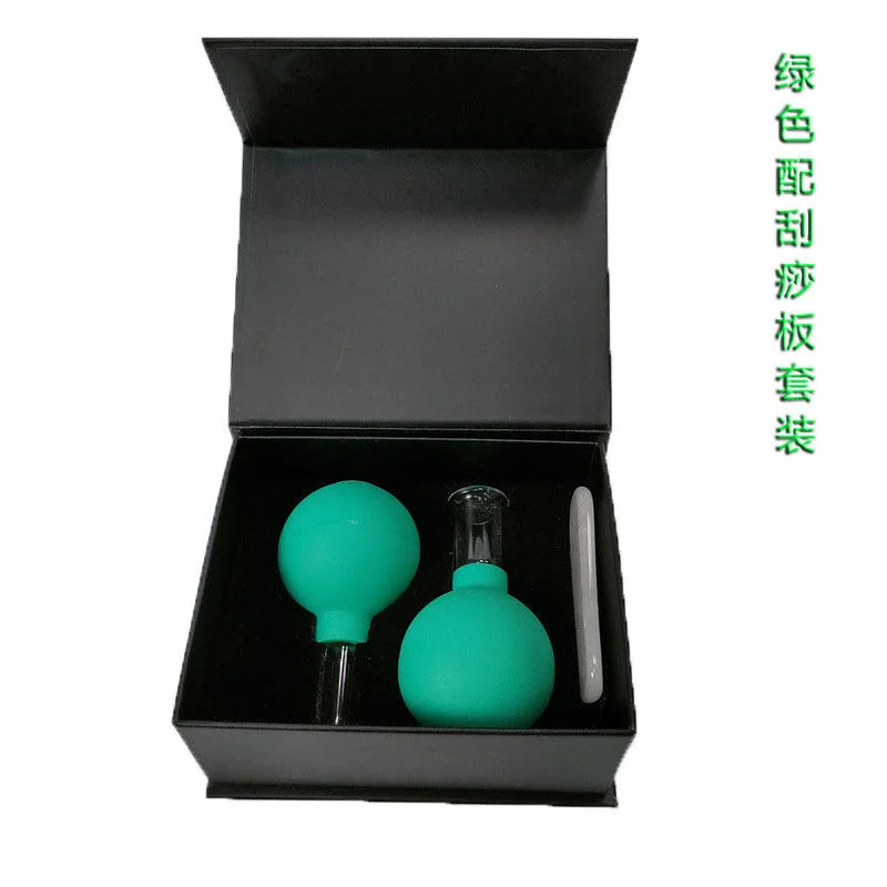 Beauty Facial Lift Remove Dark Circles Glass Cupping Suction Device Suction Ball Cupping Device