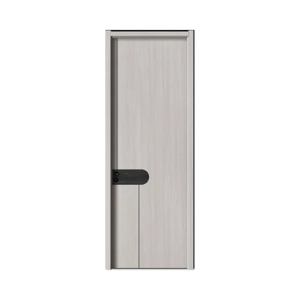 Modern Design Soundproof Hotel Door Internal Bedroom Waterproof WPC PVC Solid Interior Wooden Doors for Room