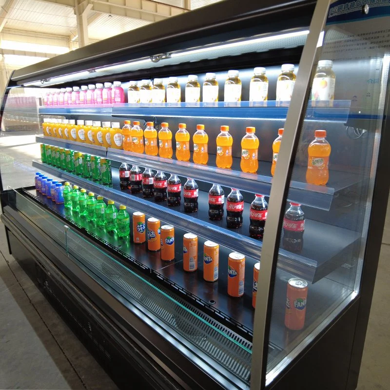 Half Multideck Cabinet and Semi Multideck Showcase for Supermarket or Convenience Store.