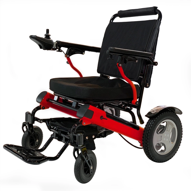 Hot Sale Aluminium Light Foldable Power Lithium Battery Electric Wheelchair