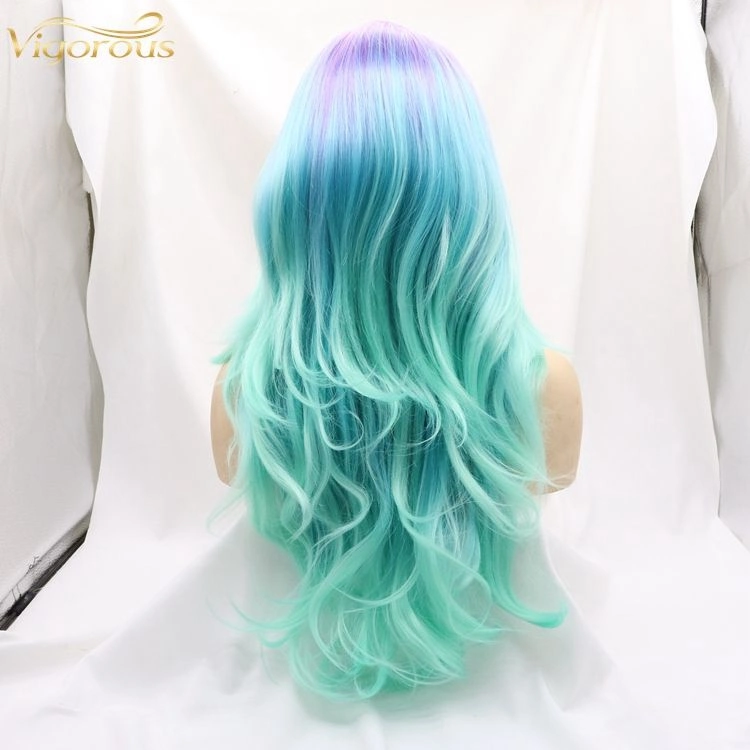 Synthetik-Faser Haar Perücken Lange Haare Cosplay Ombre