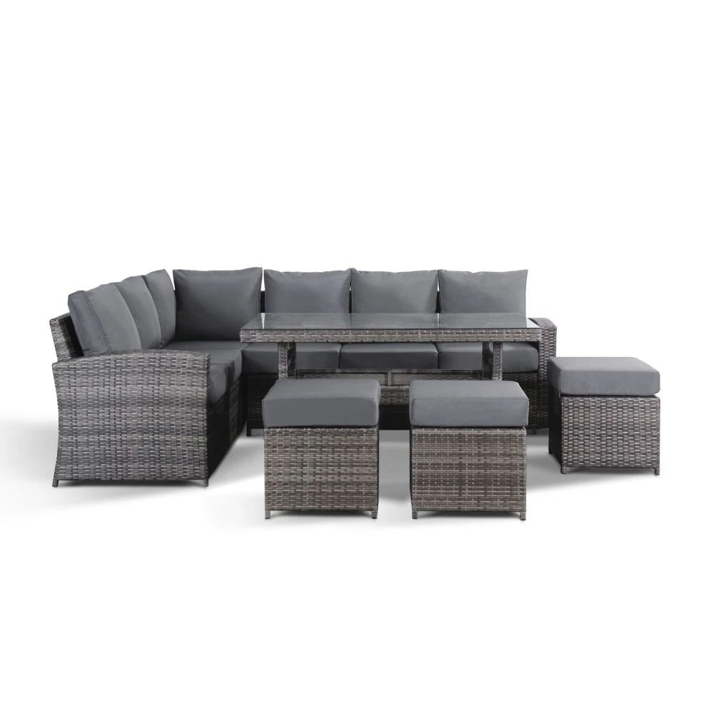 Natürliche Synthetische Poly Outdoor Garten Rattan Wicker Möbel Sofa-Sets