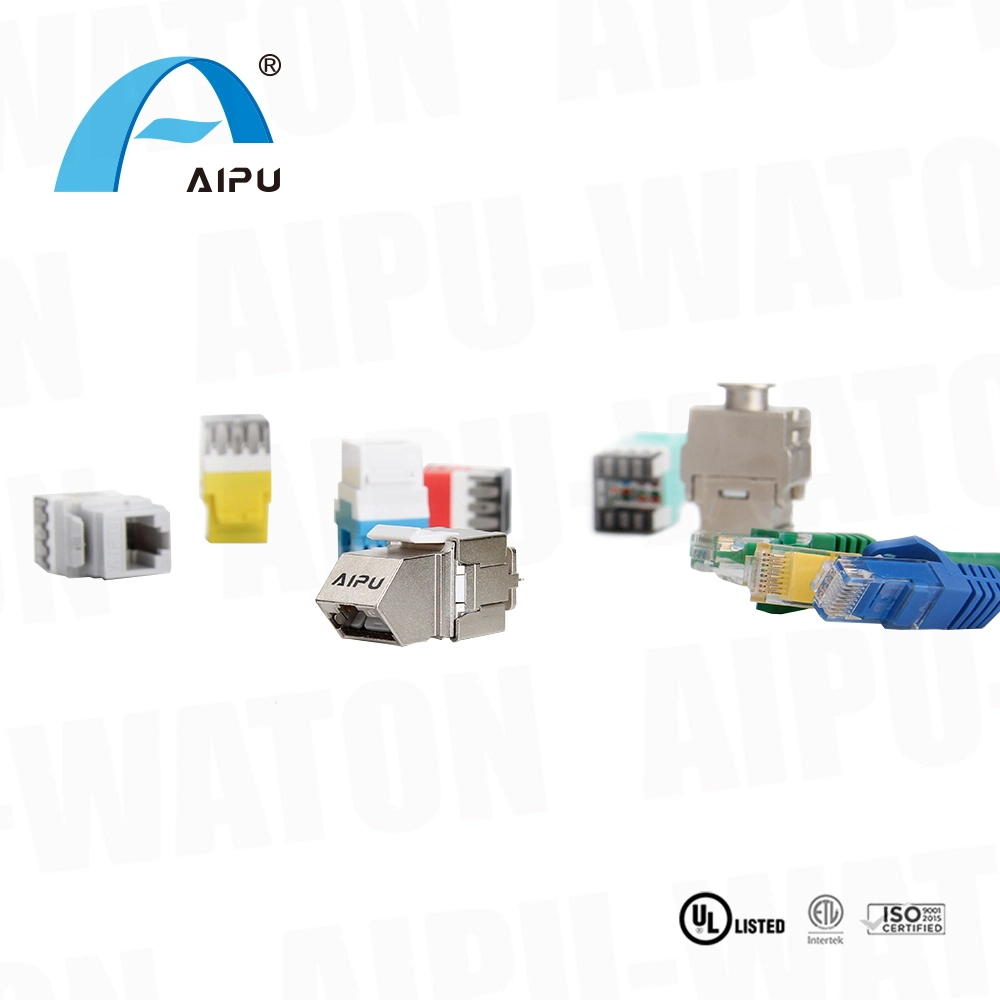 Cat. 5e RJ45 Shielded Keystone Jacks Punch Down FTP Modular Jacks Cat5a Modular Commscope Panduit Siemon