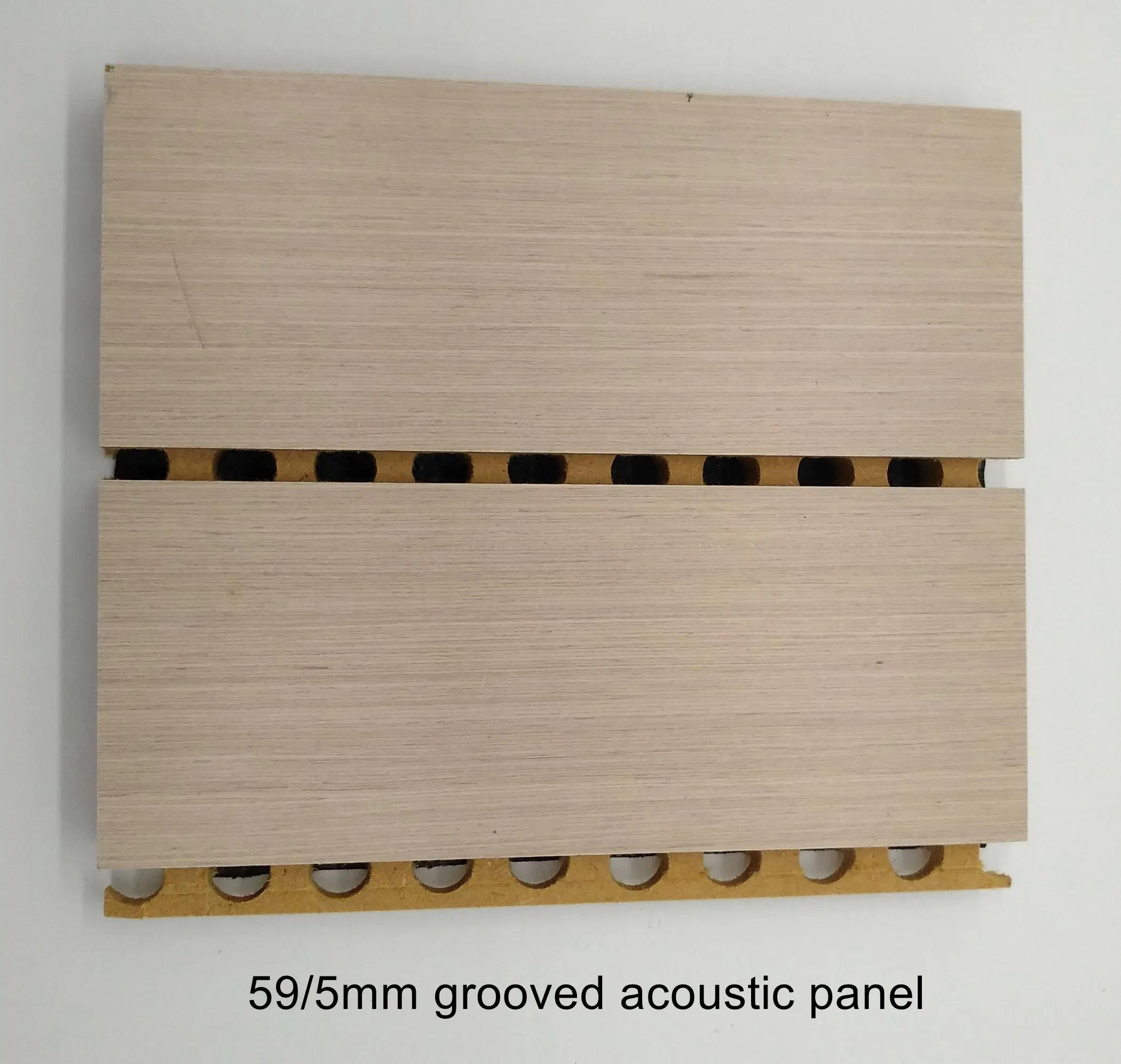 59-5mm panel acústico de la guía de la pared interior de absorción de sonido Producto de construcción de insonorización de techo