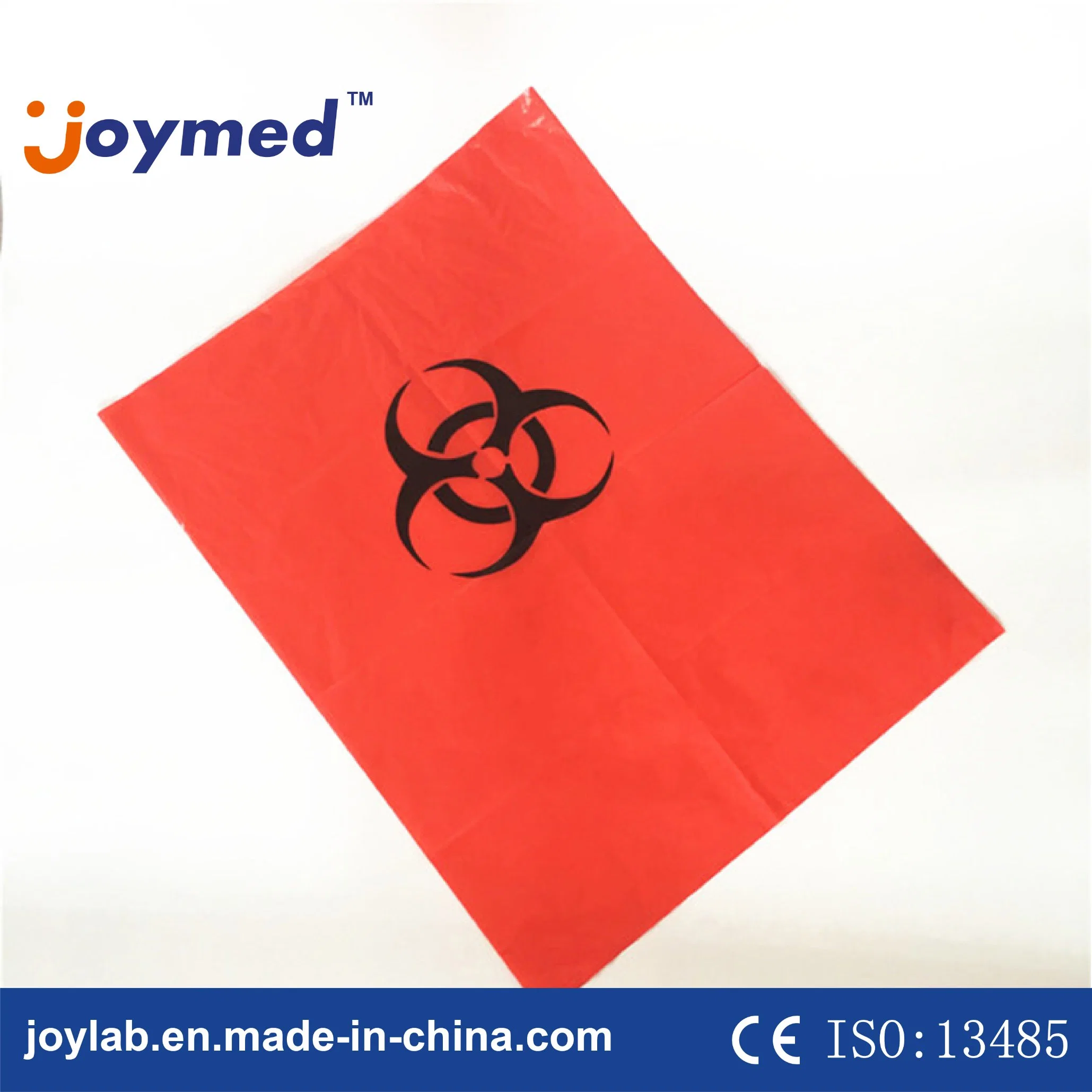 Wholesale/Supplier HDPE Autoclave Bio Medic Waste Biohazard Yellow Flat Bag